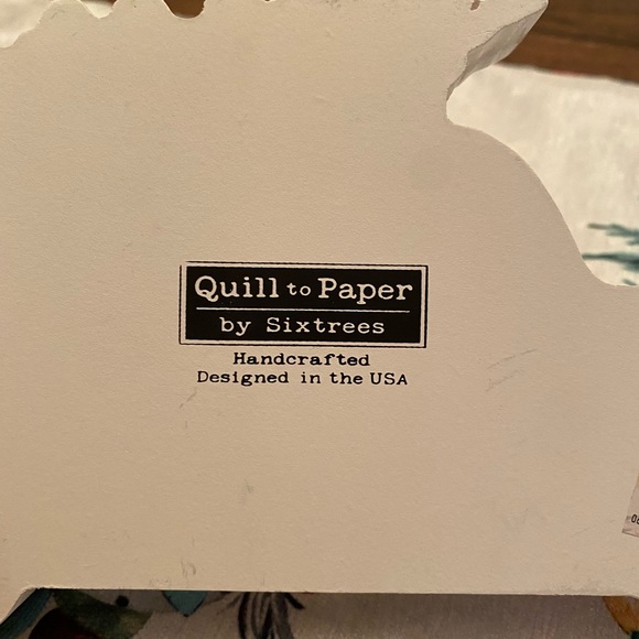 Blue Farmhouse Christmas PickUp Truck Carrying A Christmas Tree Wood Decor Sign - Picture 15 of 15